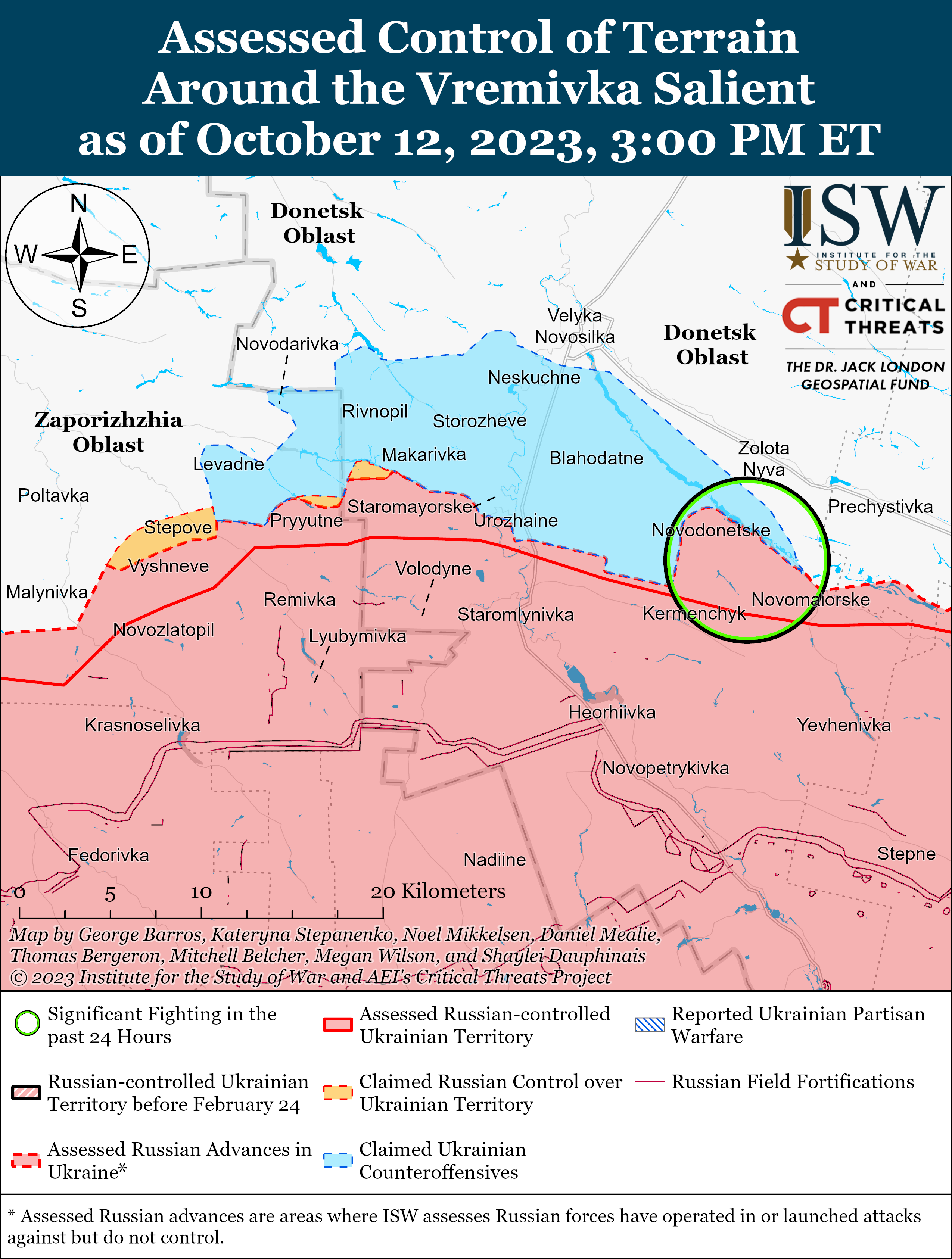 Russian Offensive Campaign Assessment, October 12, 2023 | Institute For ...